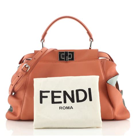 fendi peekaboo mini used|Fendi peekaboo price euro.